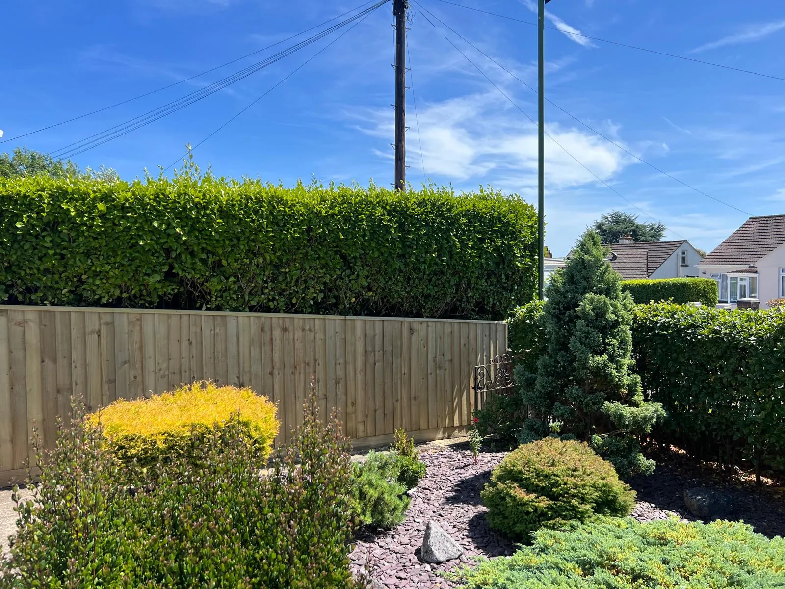 Fence post installation and levelling in Paignton