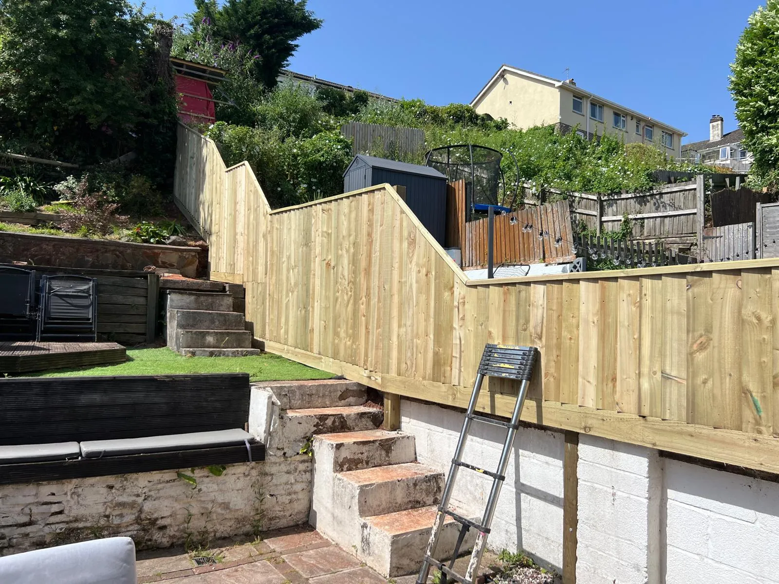 Professional closeboard fence installation in Paignton
