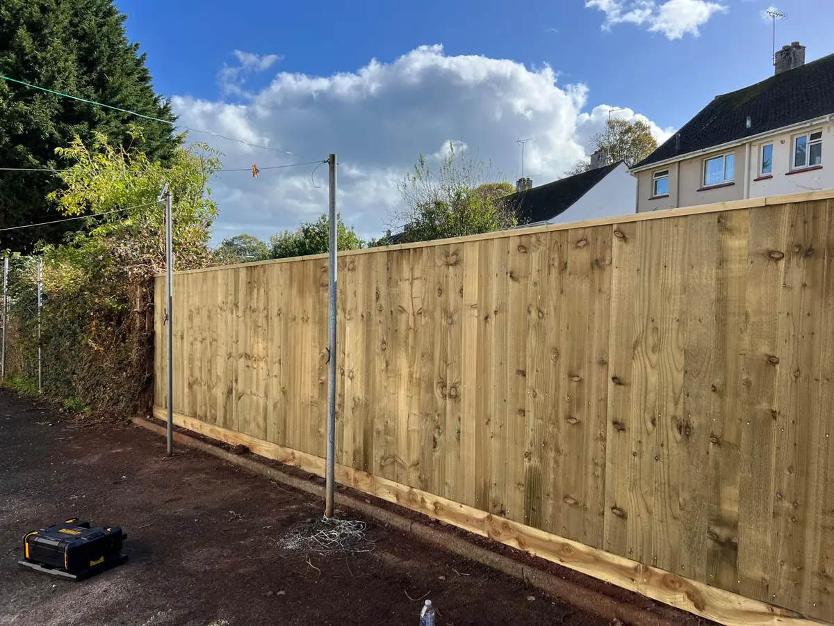 6ft Featherboard Fence Replacement in Torbay | Case Study