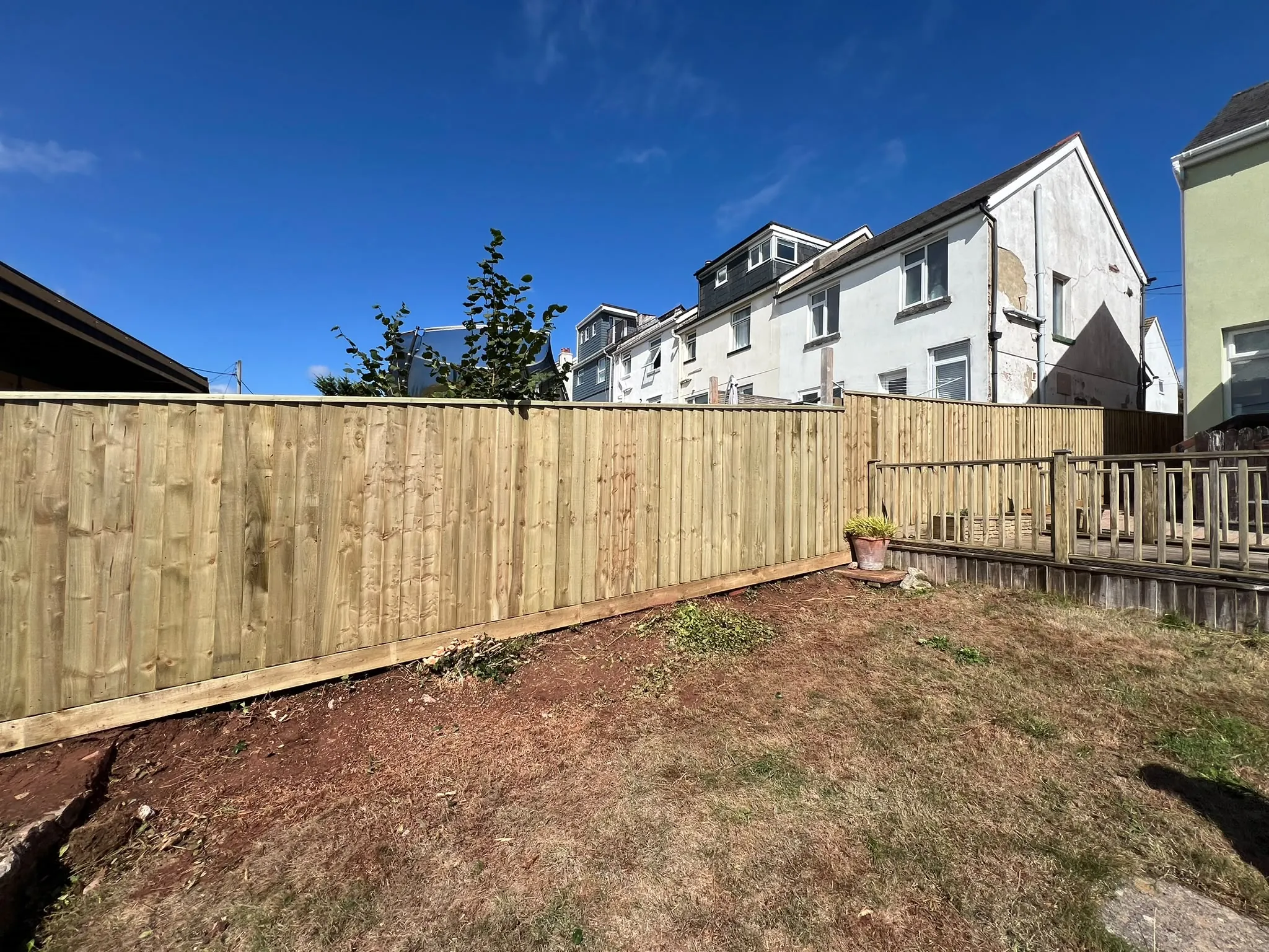 Closeboard Fence in Paignton Garden & Side Passage | Case Study