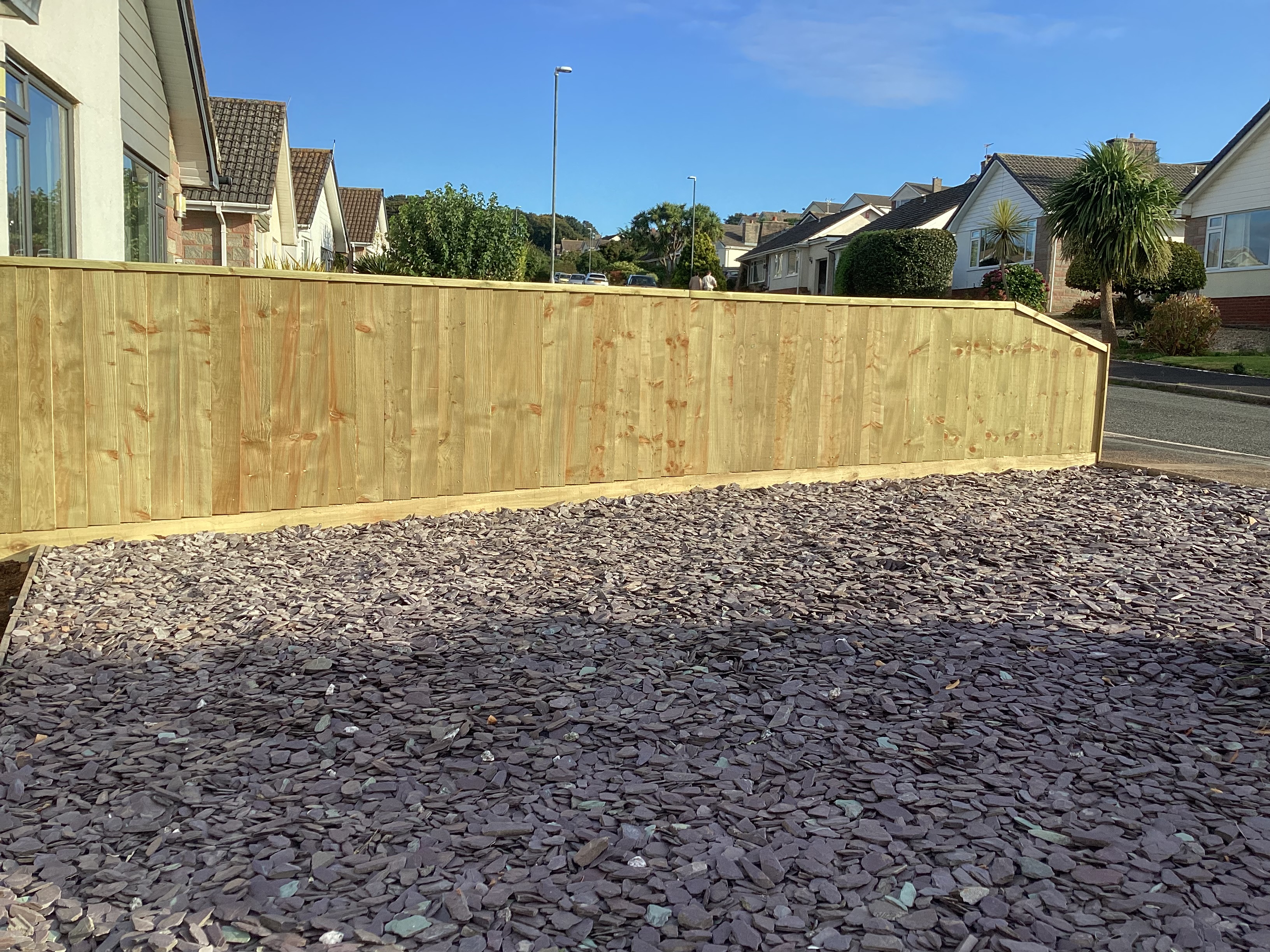 Completed fence installation in Brixham praised in a customer testimonial