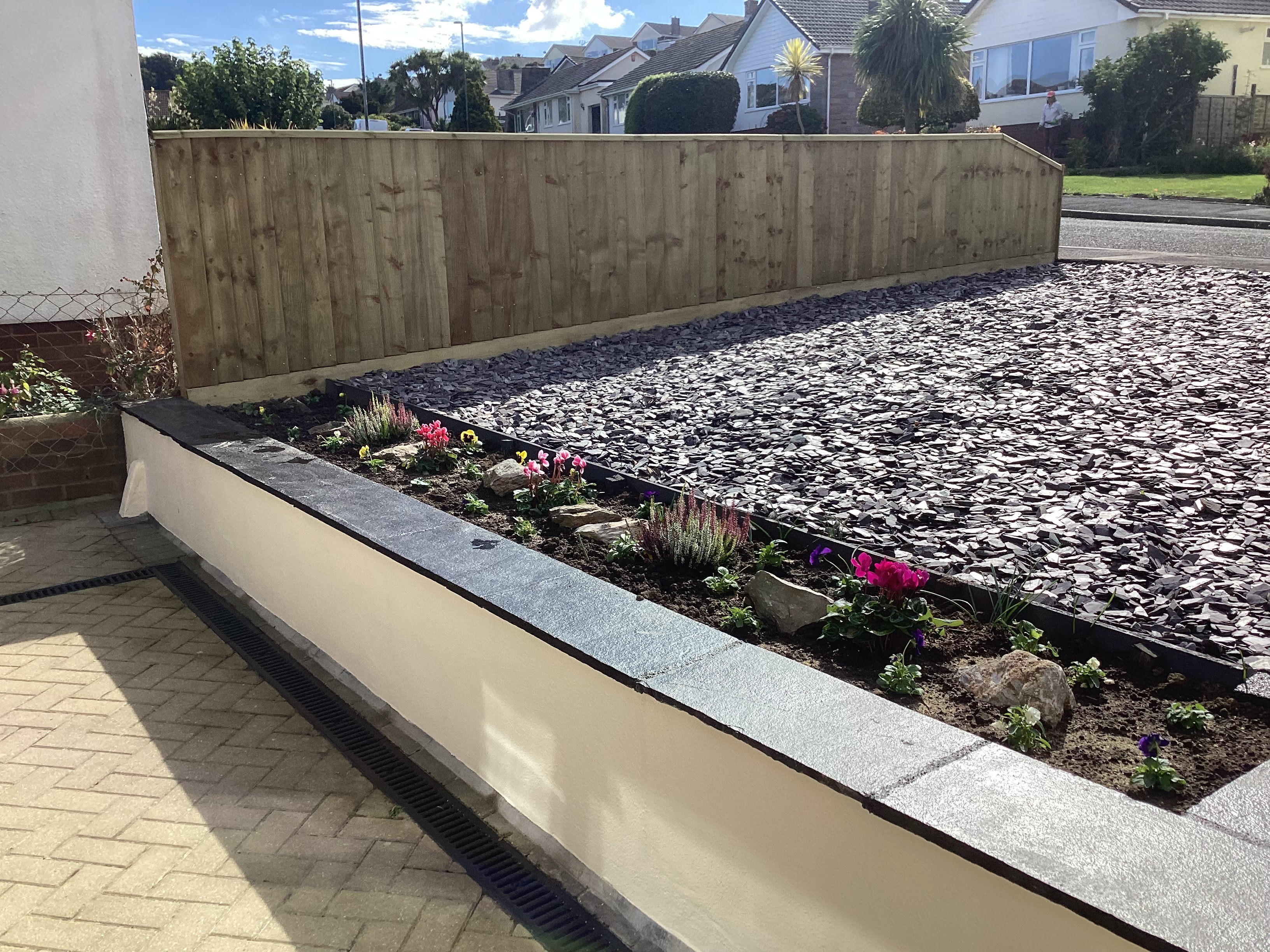 Professional fencing installation in Brixham showcasing quality craftsmanship