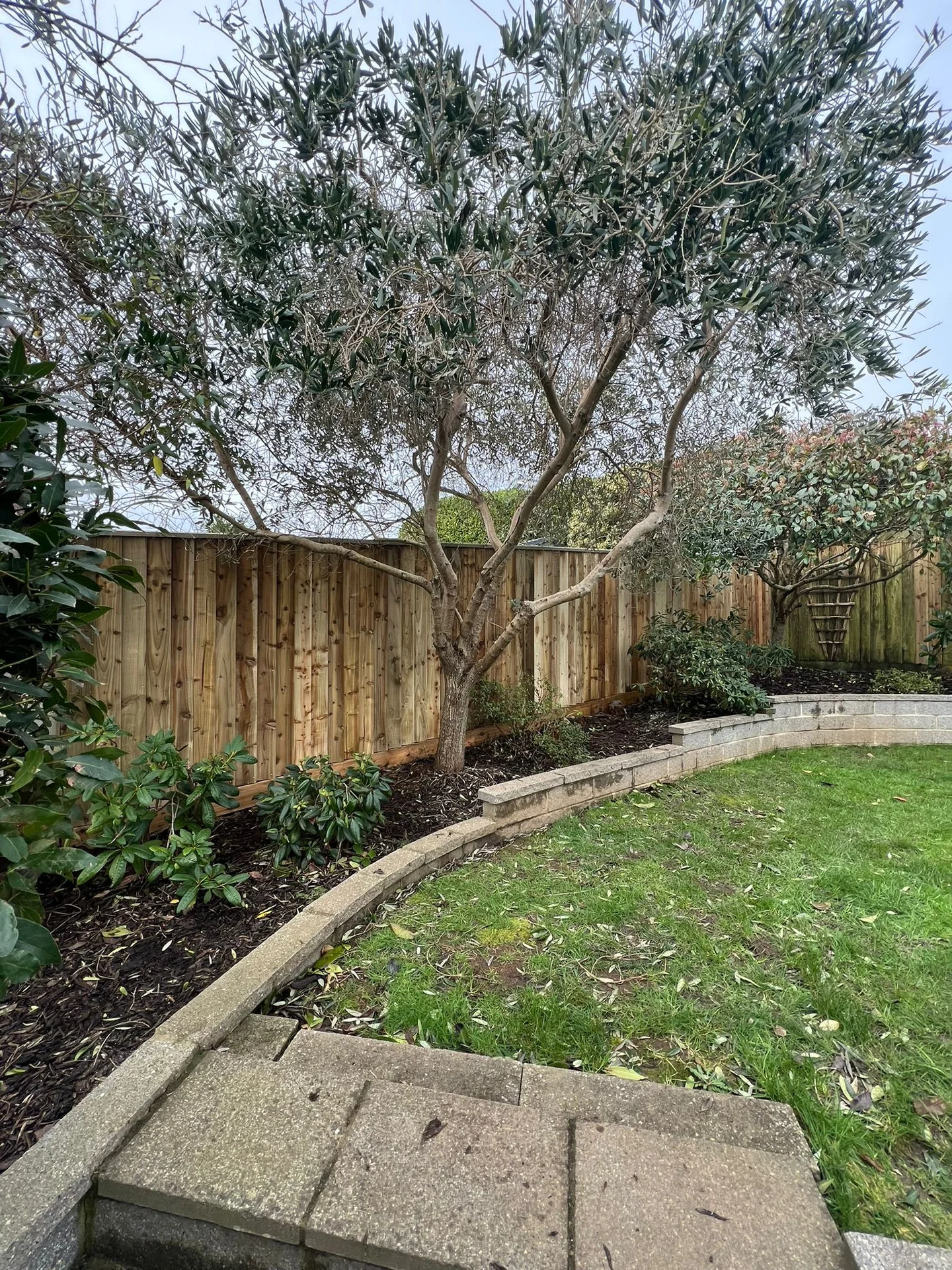 Heavy-duty fence installation progress