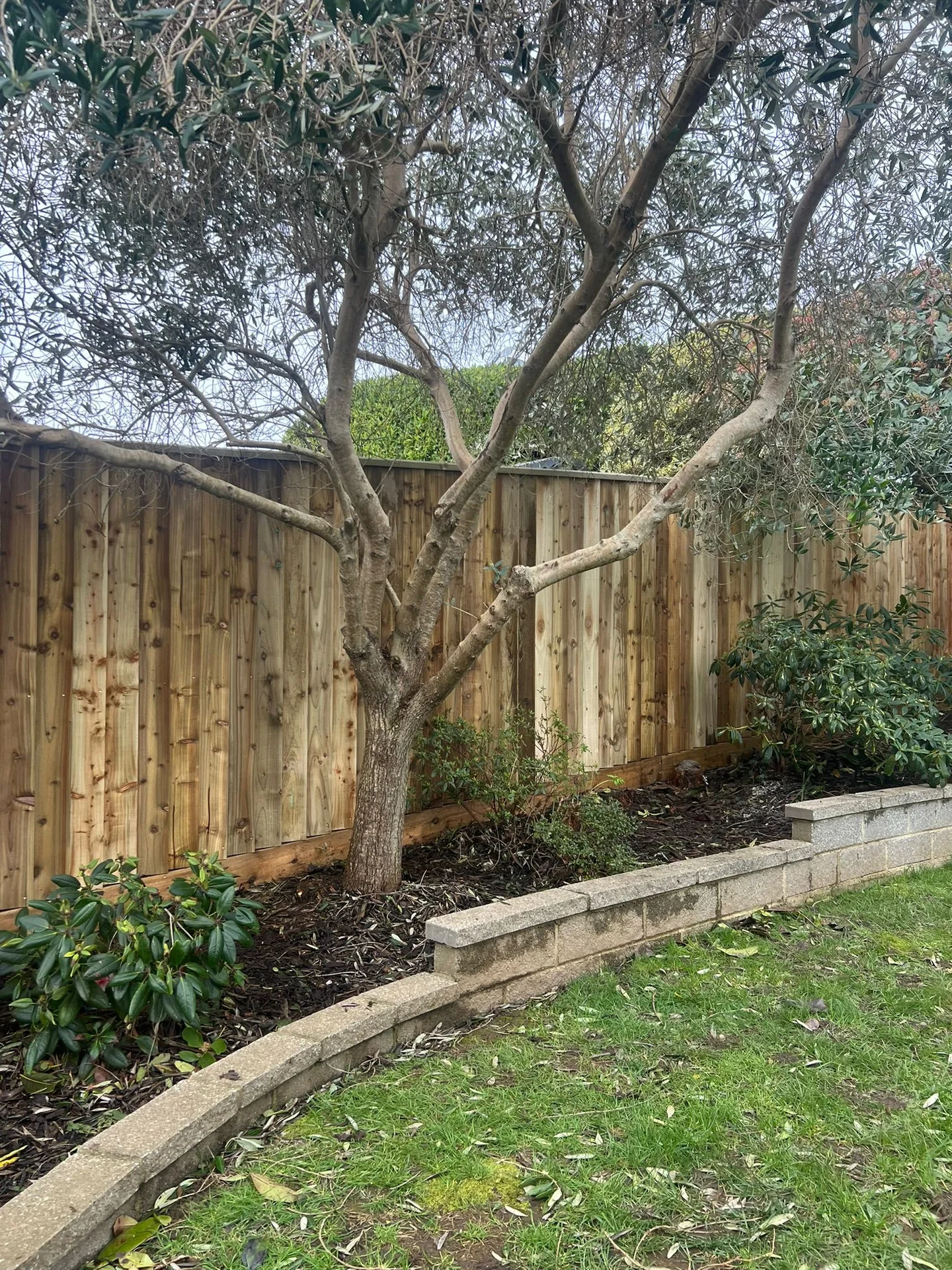 Completed heavy-duty fence installation