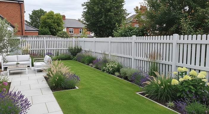 Picket fence installation in Cockington