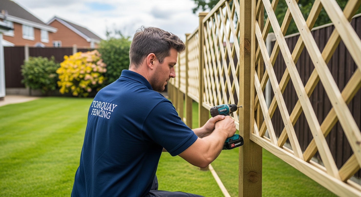Trellis Fence Installation in Torquay